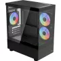 Caixa de computador Micro/Mini-ITX AEROCOOL Geh Viewport Mini-G-BK-v4 ARGB preto