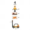 Conjunto de acessórios para veículos e vias de brincar Ravensburger BRIO 33573 — 4 peças, multicolor, idade recomendada a partir de 0,3 anos