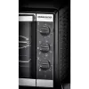 Fogão elétrico Rommelsbacher BG 1550 preto, 30 L, 80–230 °C, 7 modos, espeto rotativo, temporizador de 120 minutos