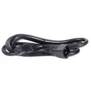 Cabo de alimentação Bachmann 356.174 preto 2 m C20 conector fêmea C19