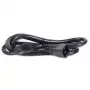 Cabo de alimentação Bachmann 356.174 preto 2 m C20 conector fêmea C19