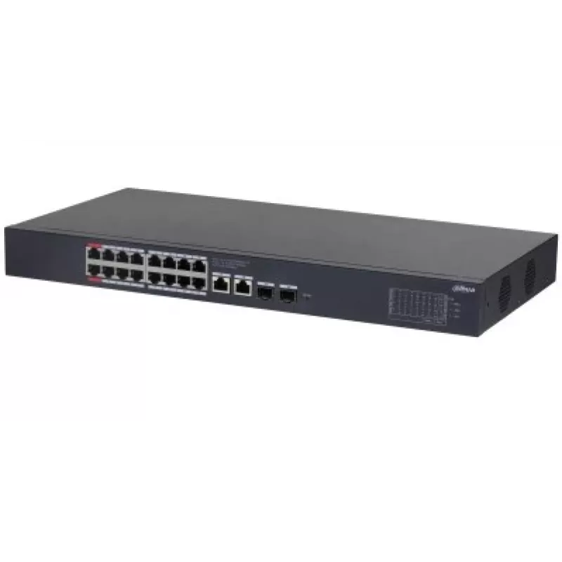 Dahua Technology CS4220-16GT-135 Switch de rede Gerido L2 Gigabit Ethernet (10/100/1000) Power over Ethernet (PoE) Preto