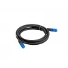 Cabo de rede LANBERG PCF6A-10CC-0150-BK Cat6a S/FTP RJ-45 1,5 m Preto