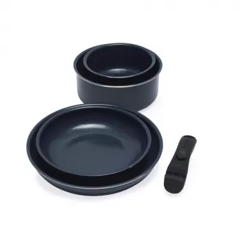 Conjunto de panelas Russell Hobbs RH03319EU7, 5 peças, frigideiras antiaderentes, aptas para máquina de lavar loiça