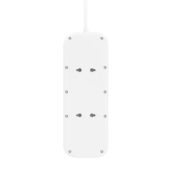 Régua de tomadas Belkin SRB004VF2M-V2 — 8 tomadas, 2 portas USB-C, proteção contra sobretensões