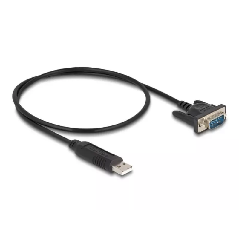 Adaptador USB 2.0 para série RS-232 DeLOCK 50 cm FTDI preto