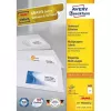 Avery 3655 etiquetas autoadesivas retangulares permanente branco 200 peças