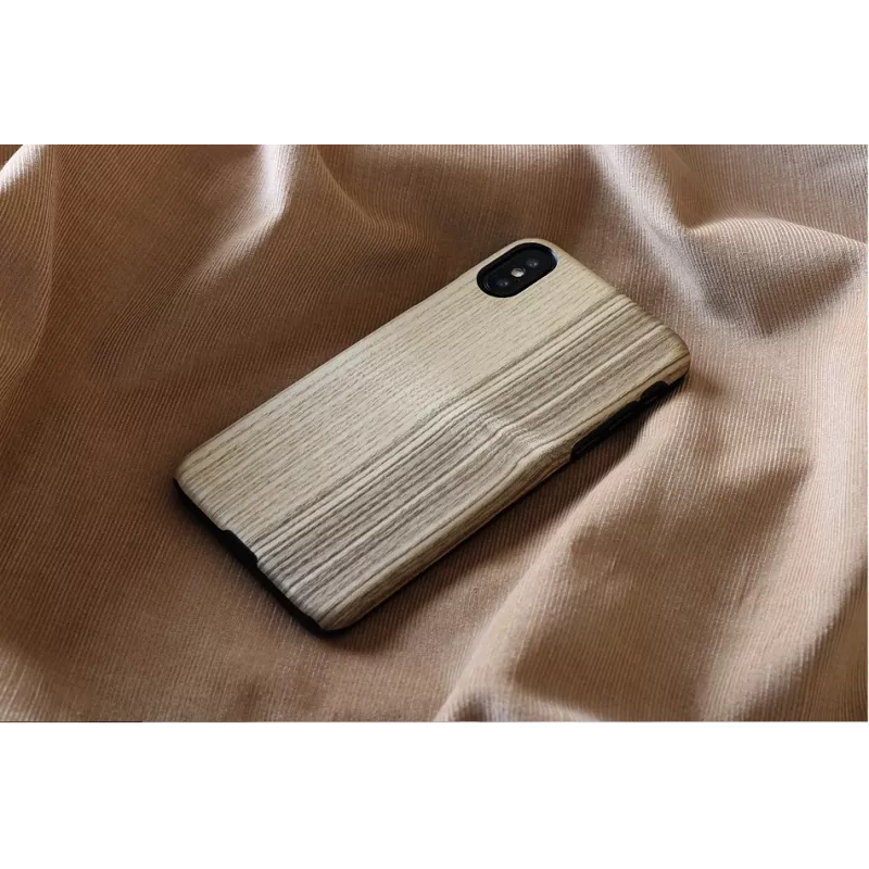 Capa para smartphone man and wood para iPhone X/XS – Vintage Olive preto