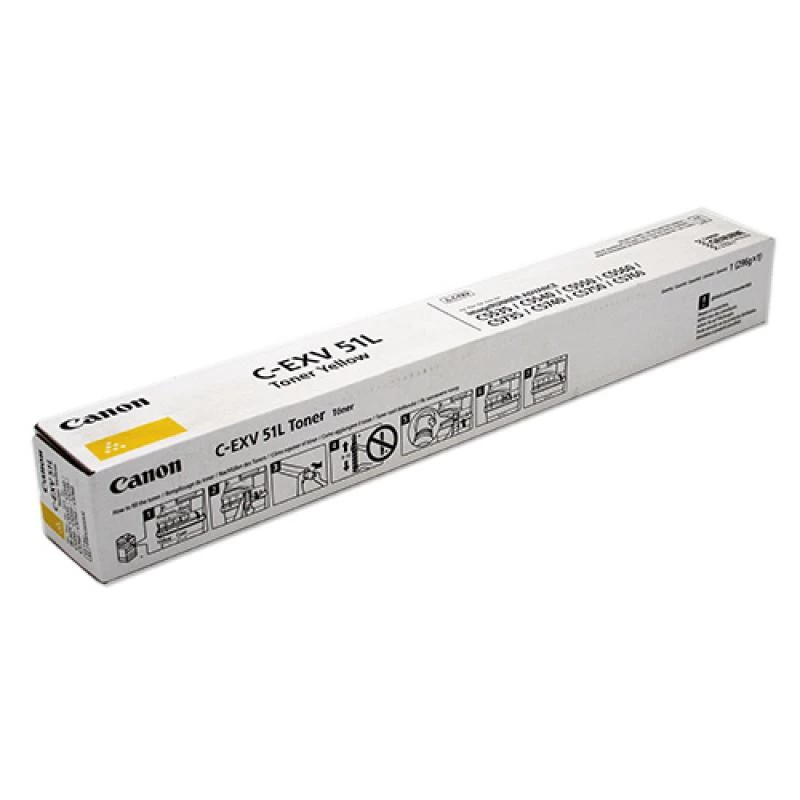 Cartucho de toner Canon C-EXV51 original amarelo