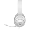 LORGAR Noah 101, headset gaming com microfone, ligação jack 3,5 mm, comprimento do cabo 2 m, design dobrável, almofadas de couro ecológico PU, tamanho: 185*195*80 mm, 0,245 kg, branco