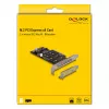 Placa DeLOCK PCI Express x8 para 2 x NVMe M.2 Key M Bifurcation internos Low Profile
