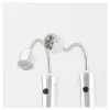 Luz para grelhador RealPower 495550 – aço inoxidável, pilha AAA, conjunto de 2 para grelhador exterior