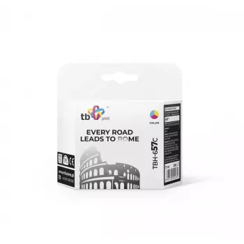 Tinta TBH-657C (HP N.º 57 - C6657A) cor recondicionada