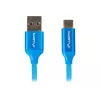 Cabo USB 2.0 LANBERG CA-USBO-21CU-0010-BL — USB A para USB C, 1 m, azul