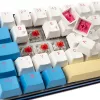 Teclado mecânico Ducky Mecha SF Limited Dawn Edition — layout 65%, RGB LED, interruptores Cherry MX Red