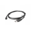 Cabo USB Lanberg CA-USBM-10CC-0010-BK USB 2.0 1 m Micro-USB B USB A preto