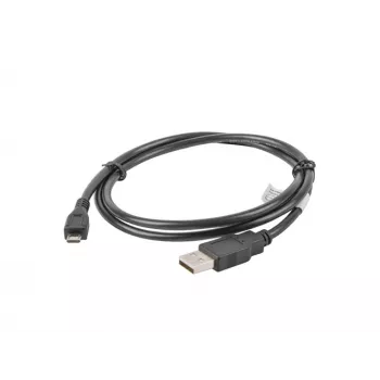 Cabo USB Lanberg CA-USBM-10CC-0010-BK USB 2.0 1 m Micro-USB B USB A preto