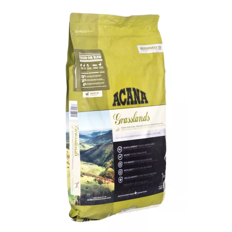 ACANA Highest protein Grasslands Dog - Alimento seco para cães - 6 kg