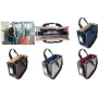 Mala para portátil sigel Desk Sharing Bag Bicolor M azul/bege para portáteis de 15,4