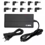 Fonte de alimentação IBOX IUZ90WA 90 W, entrada 100–240 V, saída 4,5 A, tensão ajustável, para interiores, preto