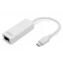 Adaptador Digitus DN-3024 USB 3.0 20 cm 1x USB-C para 1x RJ45 blindado