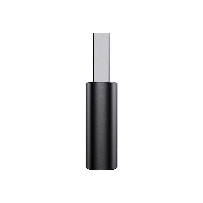 Adaptador Baseus Ingenuity USB Type-A (conector fêmea) para USB Type-C (ficha macho) 10 Gbit/s, preto, 14×22×8 mm