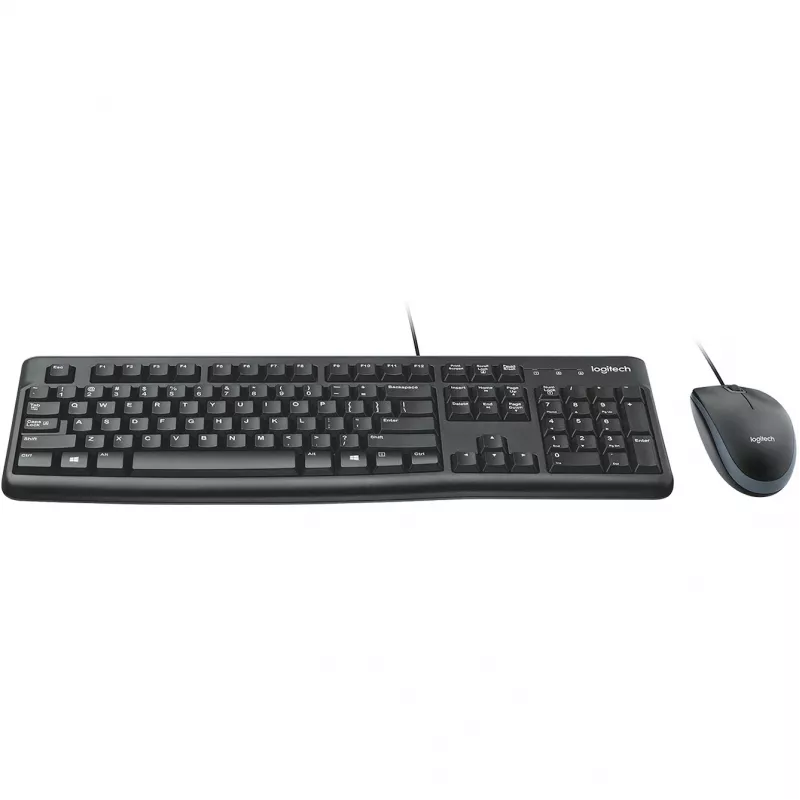 Logitech Desktop MK120 - conjunto de teclado e rato