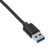 Cabo adaptador SATA para USB-A 3.0 Akyga AK-CA-86 para unidades de 2,5 polegadas, 0,3 m, preto