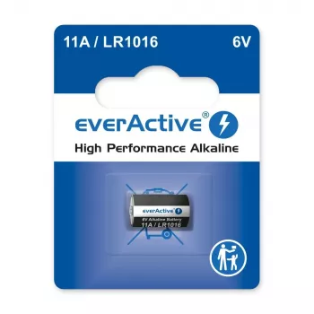 Pilha para chave de automóvel everActive 11A LR1016 MN11 6V alcalina, pilha botão 10,3×16 mm, 1 unid.