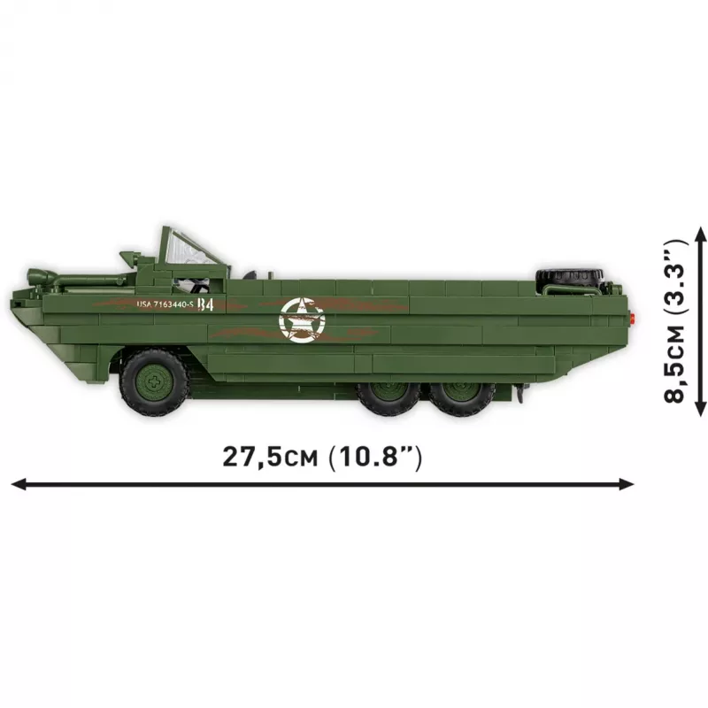 Cobi Historical Collection WWII DUKW Amphibia, multicolor