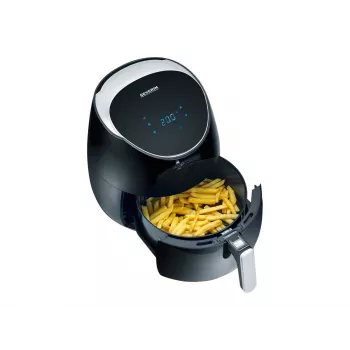 Fritadeira de ar quente FR 2445 XXL (preto/prateado, 2.000 Watt, cesto 5 L)