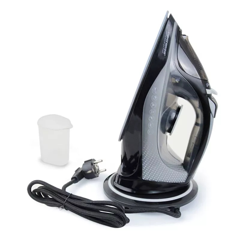 Ferro de engomar a vapor Esperanza EHI011 com base cerâmica Cinzento, Preto 2600 W