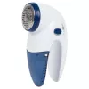 Aparador de pelos CLATRONIC TC 3759 – a pilhas 2×AA, lâmina e folha de aço inoxidável Ø45 mm, azul/branco