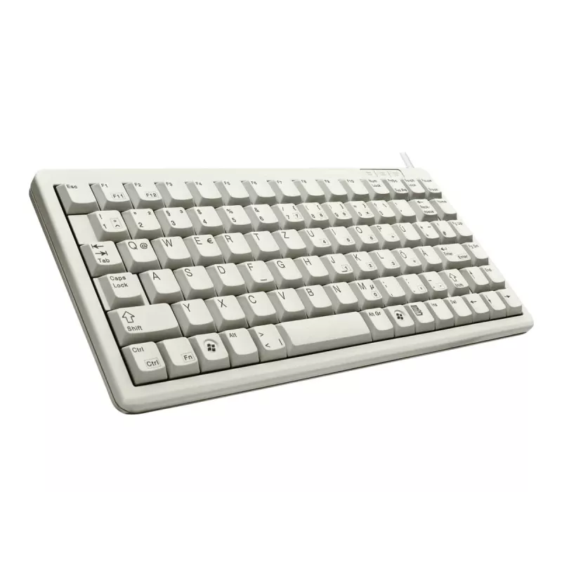 Cherry G84-4100 teclado compacto, cinzento claro, USB/PS/2