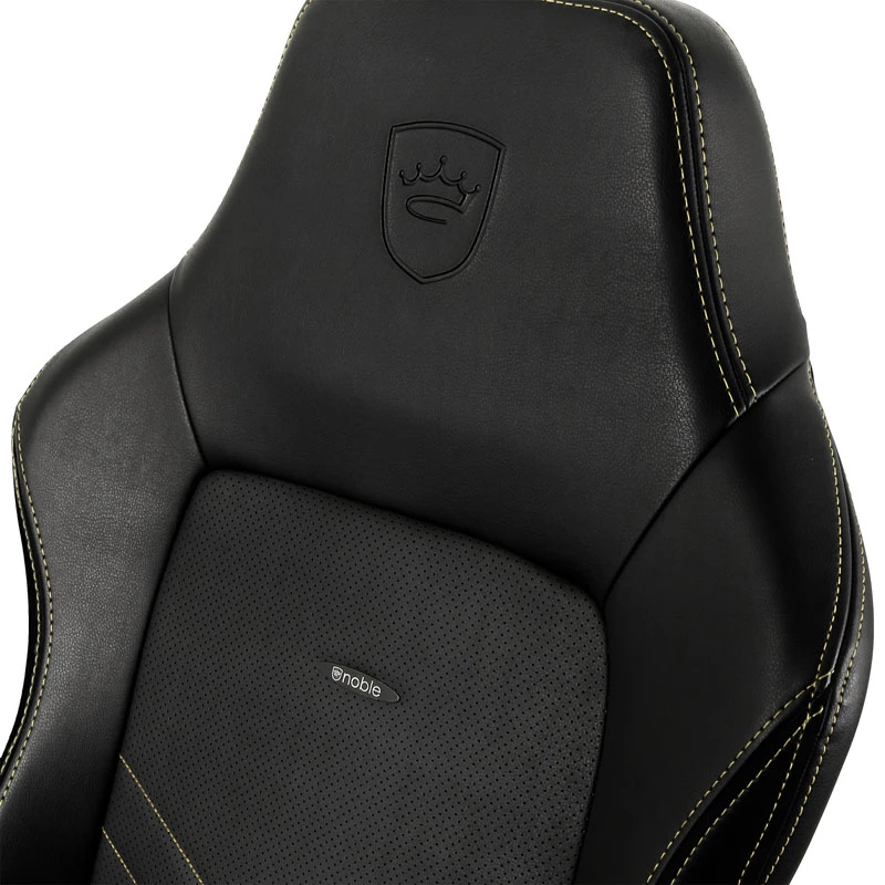 Cadeira gaming noblechairs HERO - preto/dourado