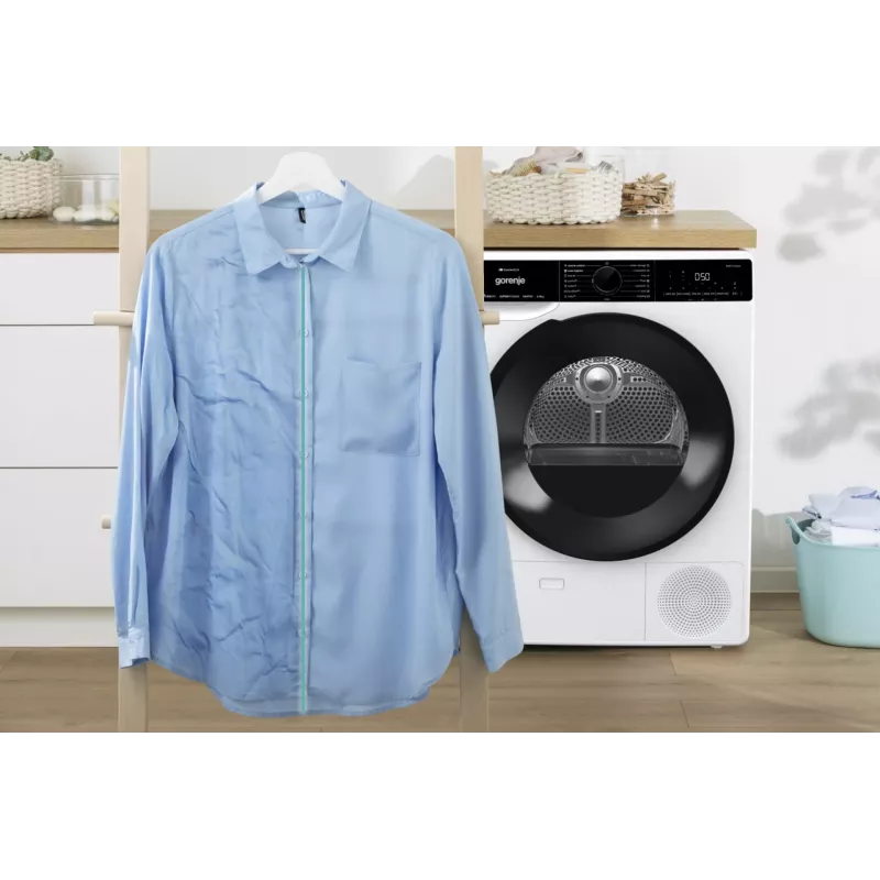 Máquina de secar roupa Gorenje DPNA92WIFI independente de carregamento frontal 9 kg A++ preto, branco
