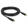 Cabo USB DeLOCK 83325 USB 2.0 3 m USB-C preto