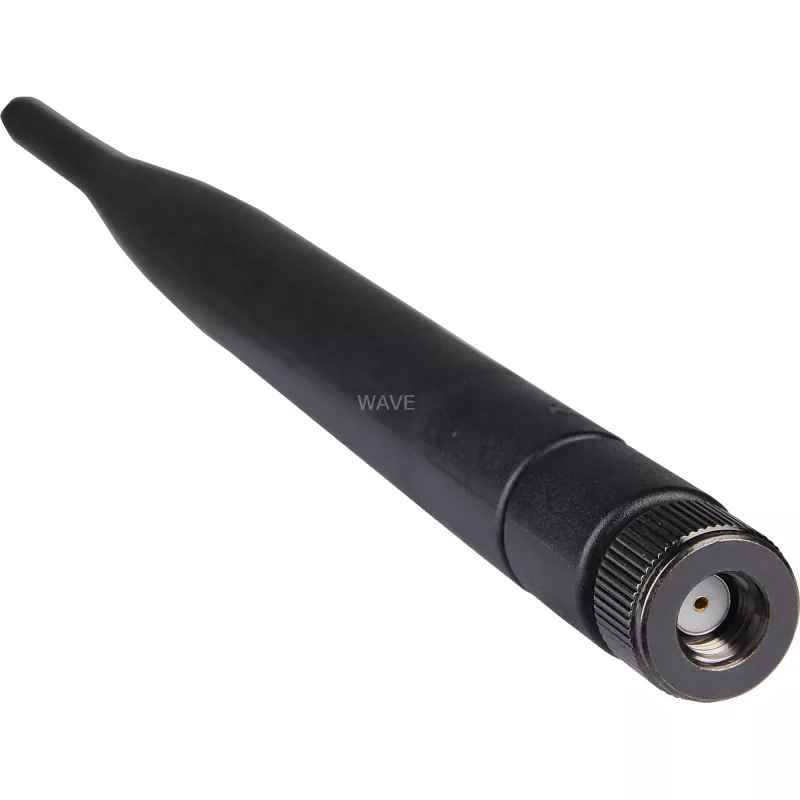 Antena WLAN DeLOCK - antena - 5 dBi (para 2,5 GHz), 5 dBi (para 5,825 GHz) - antena omnidirecional - preta (88393)