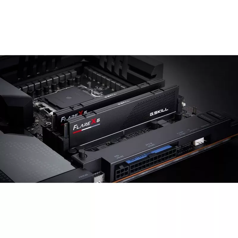 DIMM 48 GB DDR5-6000 (2x 24 GB) Dual-Kit, memória RAM preta, F5-6000J4048F24GX2-FX5, Flare X5, AMD EXPO