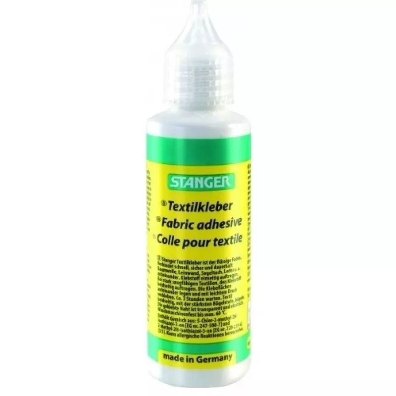Stanger 18023/1 cola para têxteis, 50 g, transparente depois de seca