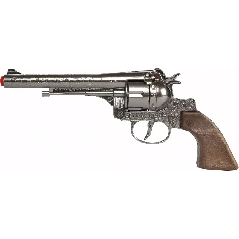 Pistola de brinquedo Pulio Metal Cowboy Revólver 12 tiros, Modelo 155122/0