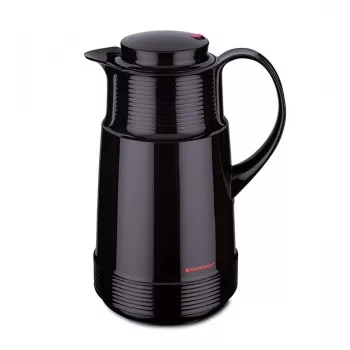 Garrafa térmica ROTPUNKT, 1,0 l, ristretto (preto)