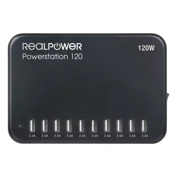 Estação de energia RealPower Power Station 120 - Interior - AC - preto