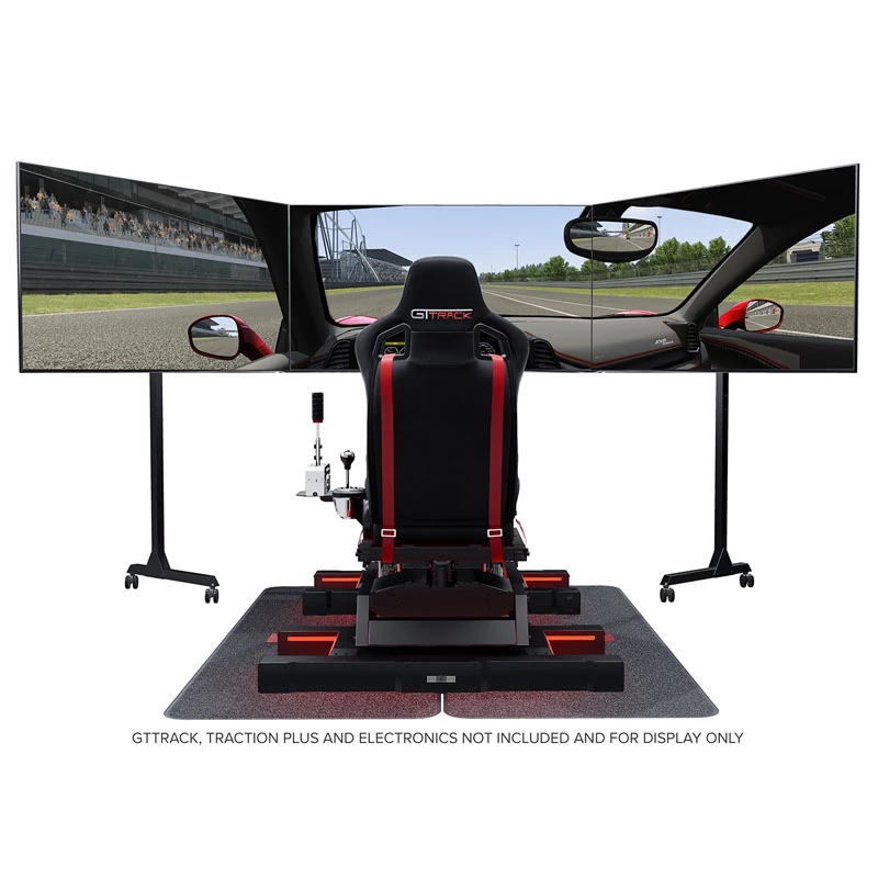 Suporte de monitor de chão Next Level Racing NLR-A010 para 3 ecrãs 32–65 polegadas até 70 kg
