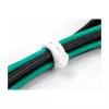 Abraçadeira de cabo reutilizável DeLOCK Soft Tie 10 unid. preto branco