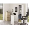 Secretária de computador Topeshop R50 BIEL Z BIURKIEM branca
