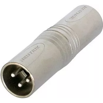 Neutrik NA3MM - Adaptador inversor de áudio - XLR3 (M) para XLR3 (M) (NA3MM)