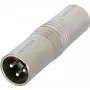 Neutrik NA3MM - Adaptador inversor de áudio - XLR3 (M) para XLR3 (M) (NA3MM)
