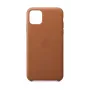 Apple - Capa para telemóvel - couro, alumínio escovado - Saddle Brown - para iPhone 11 Pro Max (MX0D2ZM/A)
