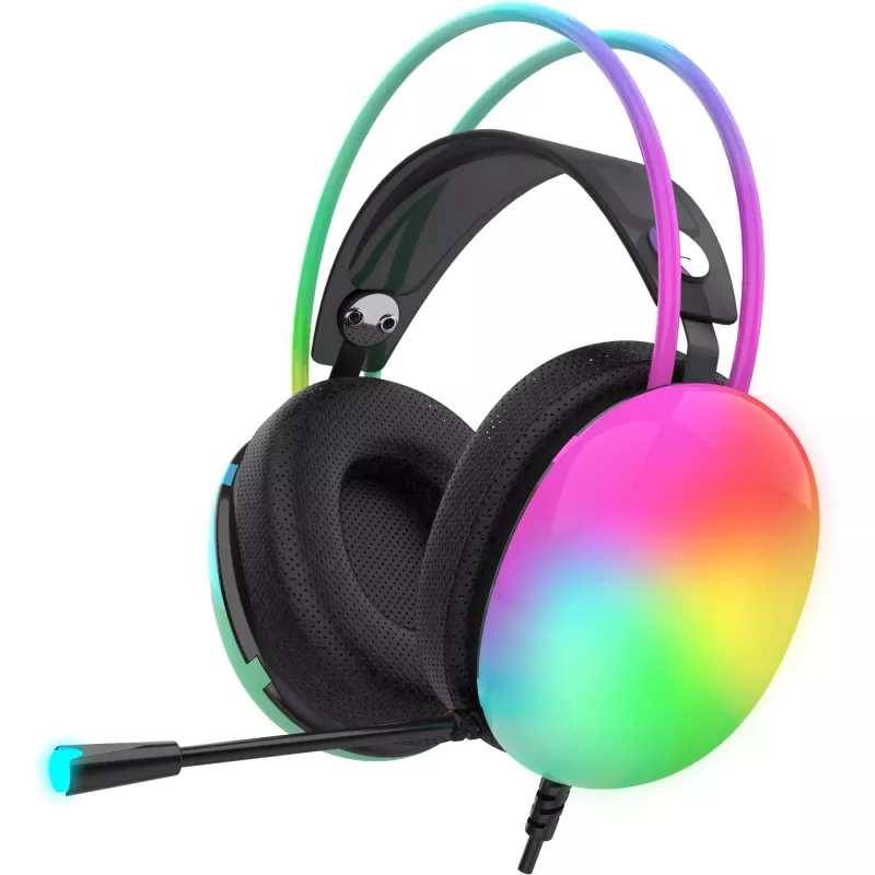Cian Technology GmbH INCA Gaming Headset IGK-X8S 7.1 USB RGB-LED preto - Headset